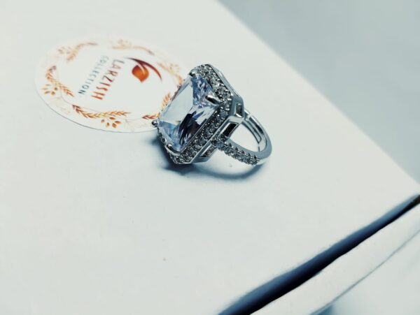 Crystal Zircon Ring
